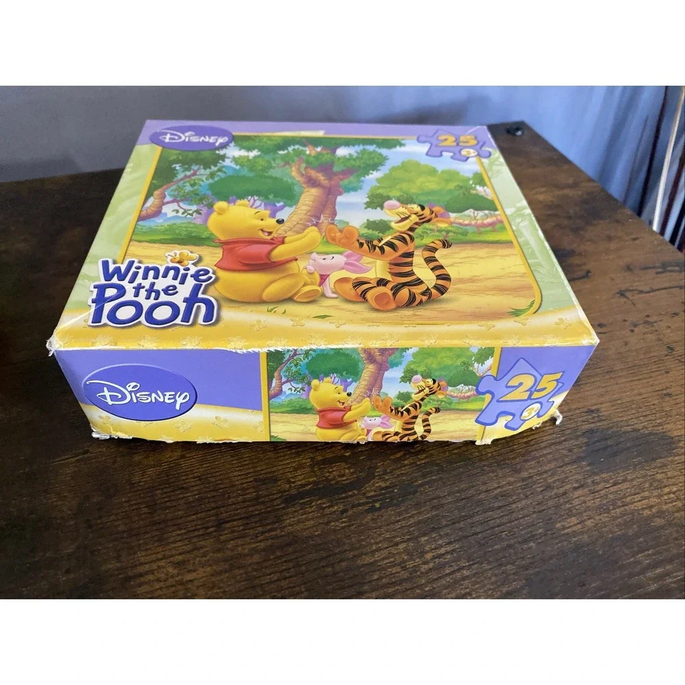 Lot Of‎ 2 Disney Winnie The Pooh & Sesame Street 24 Piece Puzzles Complete